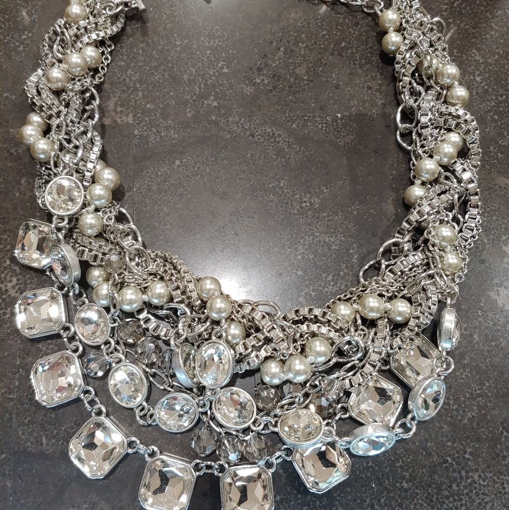 Multistrand signature torsad necklace